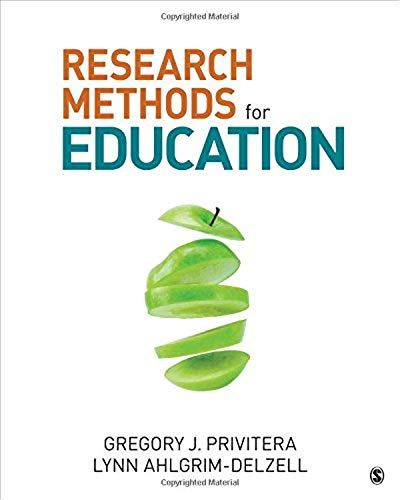 Research Methods For Education
