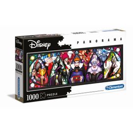 Puzzle Adulte Panorama 1000 pièces - Disney Vilains