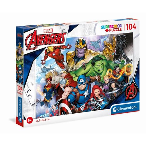 Puzzle Enfant 104 pièces Super - The Avengers
