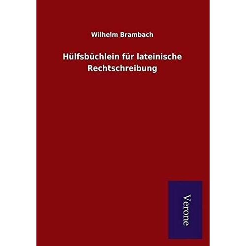 Hülfsbüchlein Für Lateinische Rechtschreibung