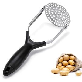 Presse Puree Manuel, Ecrase Purée En Acier Inoxydable Avec 3 Disques