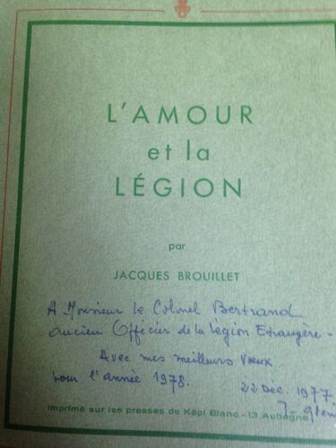 L'amour Et La Légion.