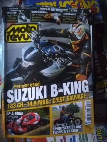 Moto Revue 3772 De 2007 Suzuki B King Sportster 1200 Nightster Mp3 400