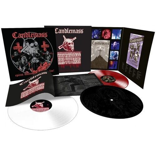 Candlemass - Tritonus Nights - 3lp Red, White & Black Etched Vinyl Boxset [Vinyl Lp] Black, Colored Vinyl, Red, White, Boxed Set, Etched Vinyl , Uk - Import