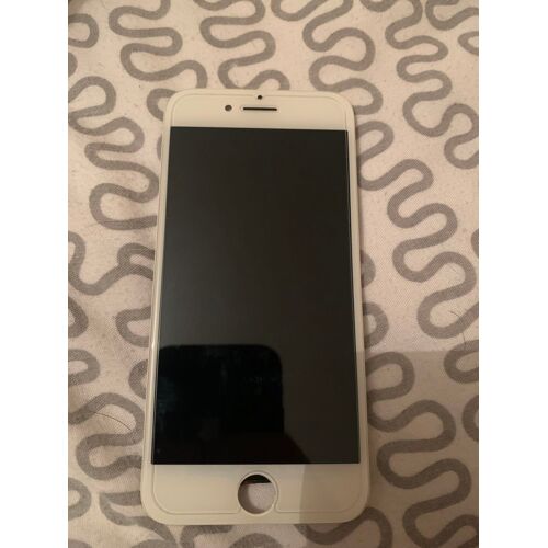 ÉCRAN LCD IPHONE 8 BLANC AVEC VITRE TACTILE SUR CHASSIS + OUTILS + VERRE TREMPE
