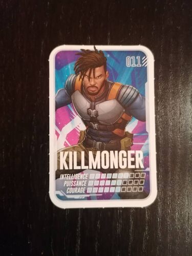 Carte Marvel N°11 - Pars En Mission - Leclerc - Killmonger