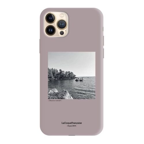 Coque Iphone 13 Pro Max Silicone Liquide Douce Gris Violet Douceur Estivale La Coque Francaise.