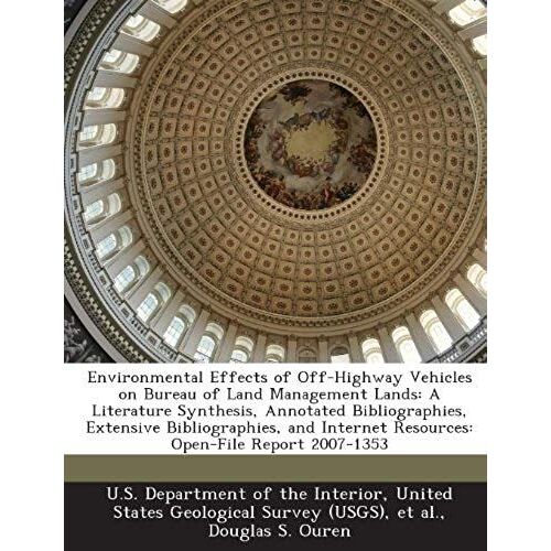 U. S. Department Of The Interior, U: Environmental Effects O