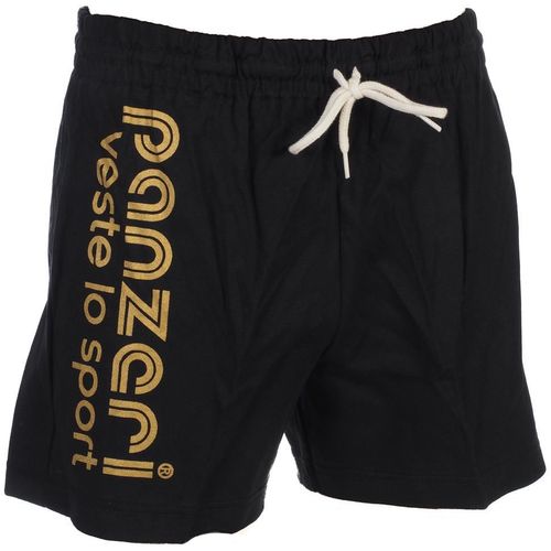Shorts Multisports Panzeri Uni A Nr/Or Jersey Short Noir M