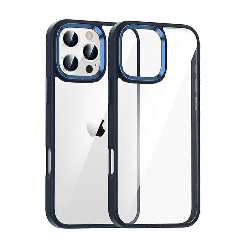 Coque Transparente Compatible Pour Iphone 13 Pro Max 6,7 Pouces 2,0 Mm Housse De Protection De Téléphone Ultra Minceblue Edge