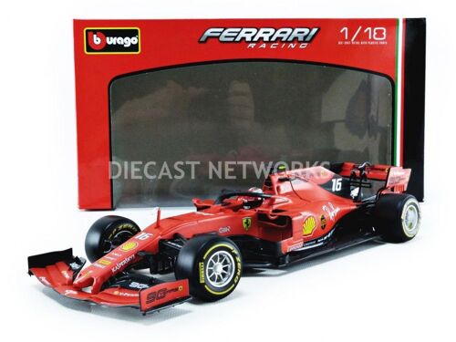 Bburago 1/18 - 16807l - Ferrari F1 Sf90 2019 - Leclerc-Bburago