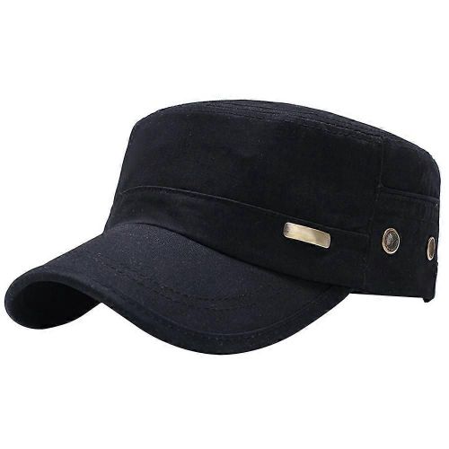 Chapeaux Pour Hommes - Casquettes En Coton Lavé Casquette Cadet Vintage Casquette Plate Réglable