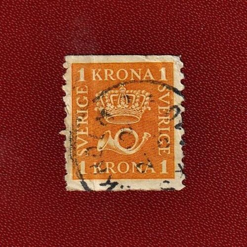 8 Timbres De Suède Anciens
