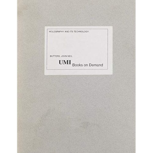 Holography And Its Technology (Iee Monograph)