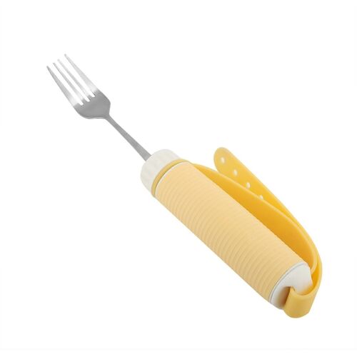 Patient Handicapé Arthrite Ustensile Pour Personnes Âgées Vaisselle De Repas Amovible Flexible Rotative (Fourchette)