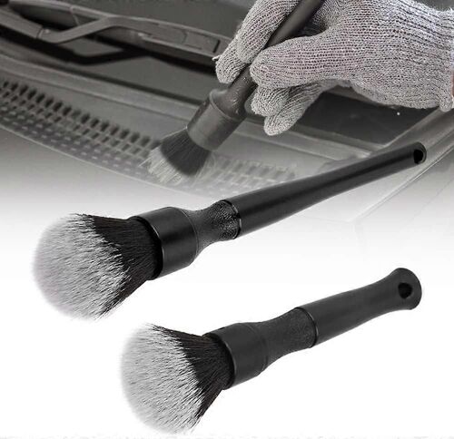 Car Cleaning Brushes, Auto Detailing Brush, Car Auto Detail Brush For Engine/Dashboard/Air Vents/Interior, 2 Pcs