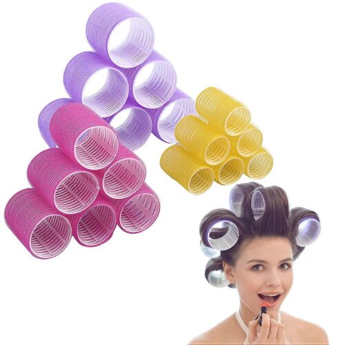 Bigoudis Rollers Avec Clips, 18 Pcs Big Rollers Pour Les Cheveux