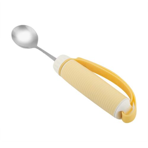Patient Handicapé Arthrite Ustensile Pour Personnes Âgées Vaisselle De Repas Amovible Flexible Rotative (Cuillère)
