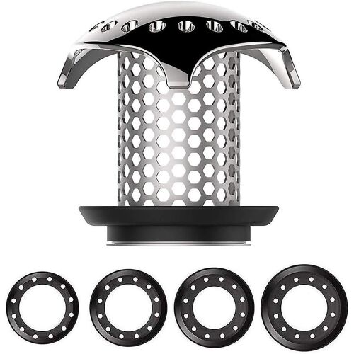 Bathtub Hair Catcher Filter Stainless Steel Drain Hair Catcher For Bathtub Fits Drain Sizes From 3.5cm To 4.5cm