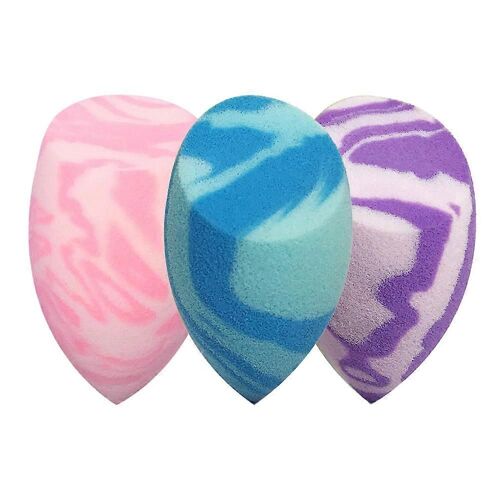 3 Pcs Houppette Libre, Éponge De Maquillage De Beauté Douce De Visage Pour Fond De Teint, Correcteur