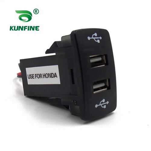 Chargeur De Voiture Double Usb 2,1 A + 2,1 A, Charge Rapide Pour Honda