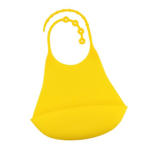 Bavoir En Silicone Pour Adultes, Pour Femmes Et Hommes, Protection Imperméable Pour Les Repas, Avec Poche Pour Attraper Des Aliments Profonds 