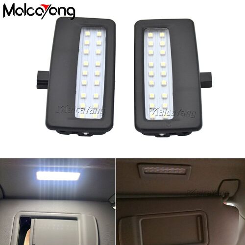 Éclairage Intérieur De Miroir De Courtoisie De Pare-Soleil À Led, Lampes De Lecture, Bmw Série 5, Série 6, Série 7, F10, F11, F07, F01, F02, F03, F04, F12, F13, Nouveau, 1 Paire