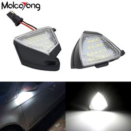 Rétroviseur Latéral Led Pour Vw Golf 5 Gti Mk5 Mkv Jetta Passat Gods R32 Golf6, Lumière De Bienvenue