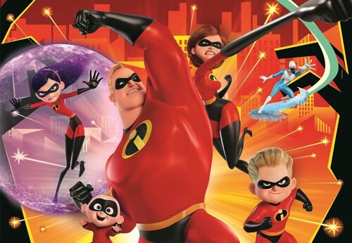 Puzzle Enfant Supercolor 104 Pièces - Incredibles 2