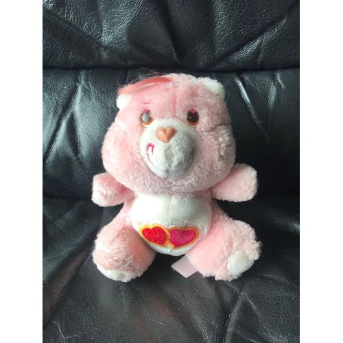 Peluche Bisounours Rose C?Ur Vintage 17cm