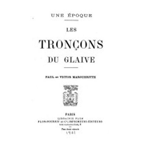 Les Tronçons Du Glaive
