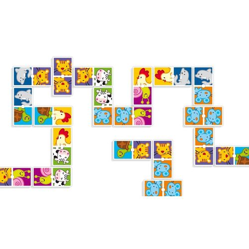 Educational Domino Animaux Et Points