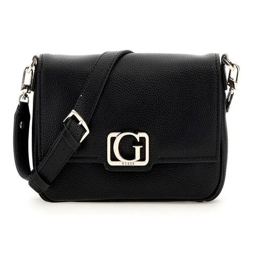 GUESS Sac à épaule bandoulière noir pour femme - Circe Flap Shoulder Bag 300425