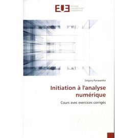 Initiation À L'analyse Numérique