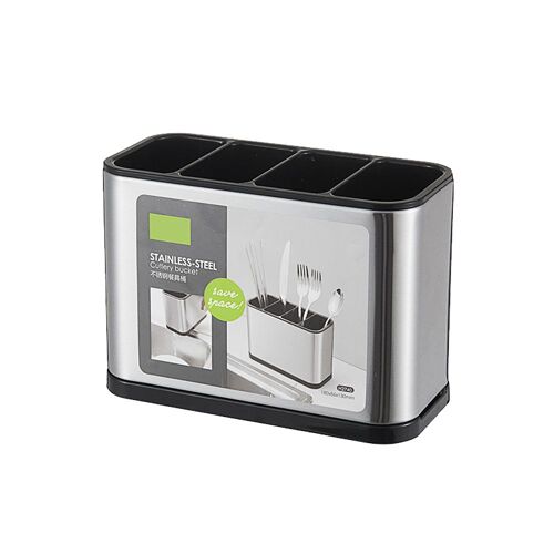 Support De Rangement En Plastique Pour Couverts De Cuisine, Étagère À Couteaux, Porte-Égouttoirs, Cuillère, Fourchette, Baguettes, Outil De Cuisine F2