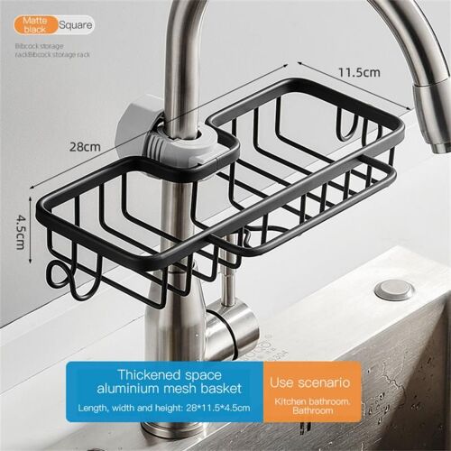 Support de rangement de cuisine sur le robinet de vidange de la piscine, support de vidange pour chiffon éponge, accessoires de cuisine