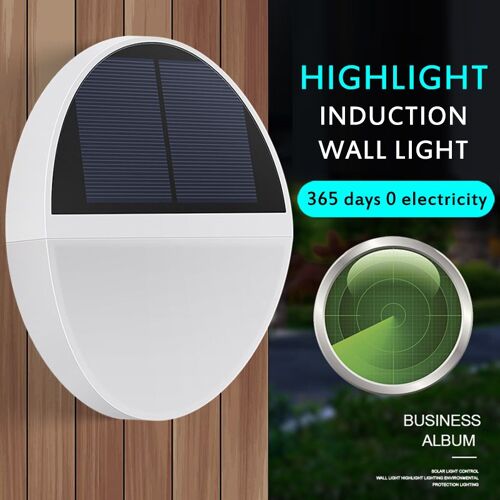 Lampe Solaire À 48led, Imperméable, Éclairage D'extérieur, Applique Murale, Radar À Induction, Luminaire De Paysage, Idéal Pour Un Jardin Ou Une Rue