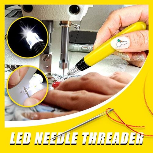 Enfile-Fil Automatique Pour Machine À Coudre À La Main, Outil D'artisanat, Insertion De Point De Fil Led, Rapide, Bricolage, 1 Pièce, 2 Pièces
