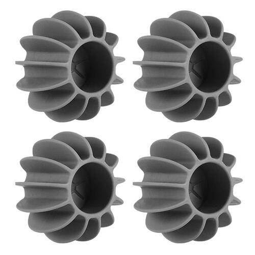 Boule de lessive magique en silicone réutilisable, décontamination, anti-enchevêtrement, augmentation de la friction, doux, vêtements non motorisés, outil de livres pour la maison, 4 pièces