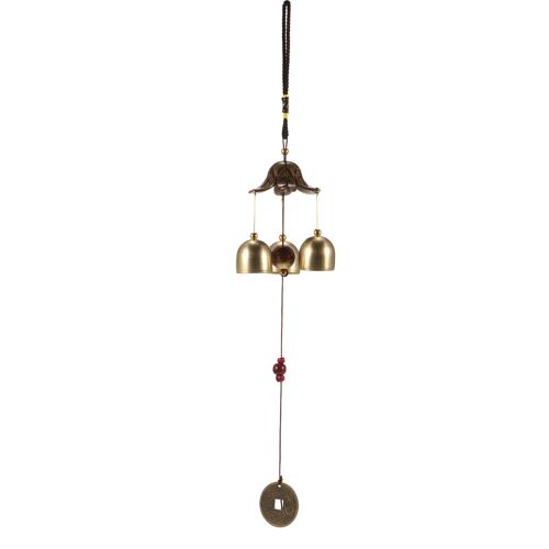 Cloche en métal Fengshui Wind Trendy e, son clair, ornement de cloche, bonne confrontation, décoration extérieure, chanceux