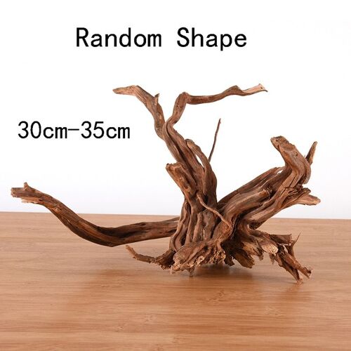 Aquarium En Bois Flotté Pour Tronc D'arbre Naturel, Plante D'aquarium, Décoration De Maison Ou De Bureau Aléatoire