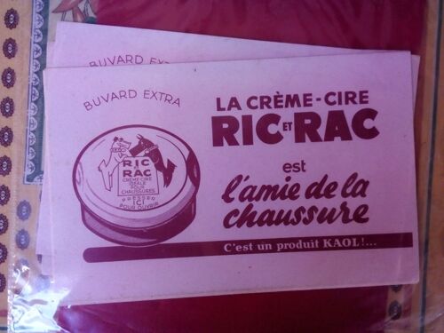 Buvard Extra "La Creme Cire Ric Et Rac