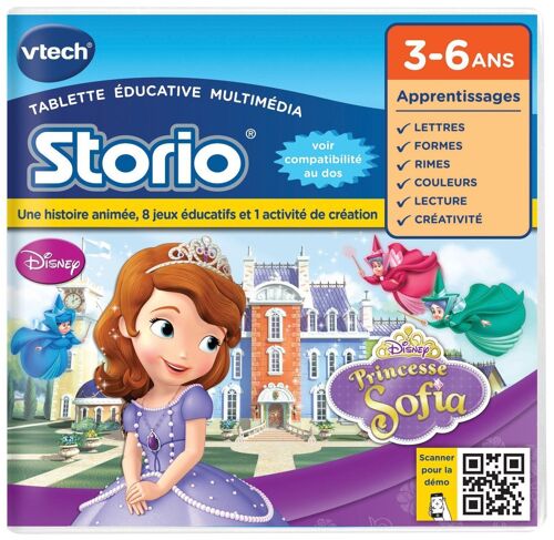 Jeu Princesse Sofia pour Storio 2, 3, max