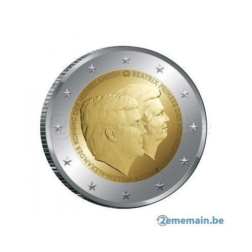 Piece 2 Eu Pays Bas 2014 Willander Et Maxima