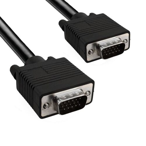 Vultech 5m VGA câble VGA VGA (D-Sub) Noir