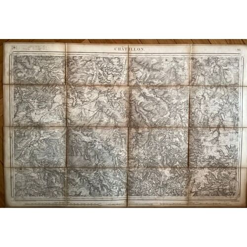 Carte Vintage Châtillon