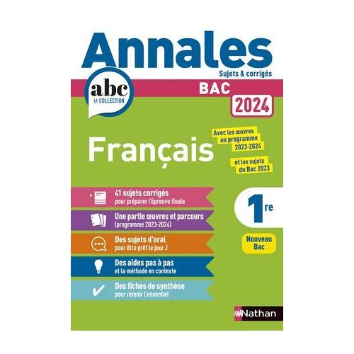 Annales Bac Français 2024