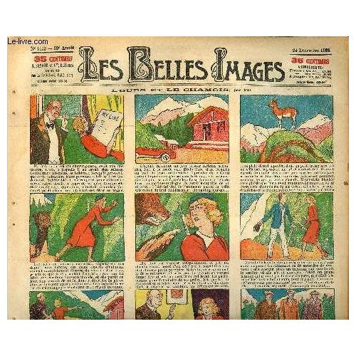 Les Belles Images N° 1423 - 24 Décembre 1931 - L Ours Et Le Chamois