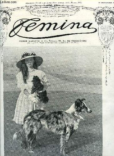 Femina N° 255 - Nos Artistes En Vacances, Comment Elles Se Reposent Par Hélène Avryl, Les Ceintures A La Mode, Mon Voyage Aux Indes Par C. Besnard, Le Mariage Romanesque De Mlle Tranquille Par André(...)