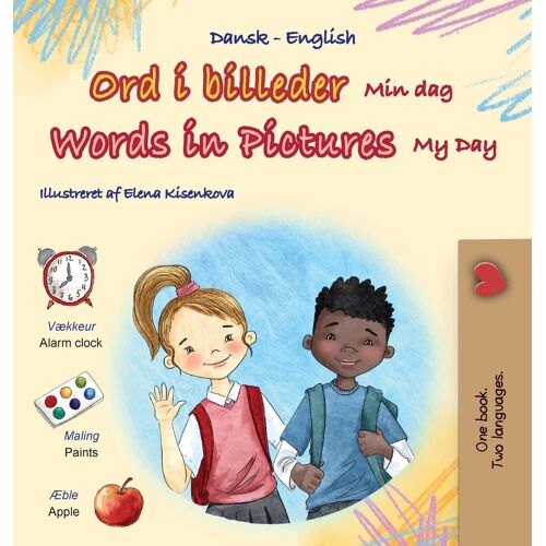 Words In Pictures - My Day (Danish English Bilingual Children's Book)